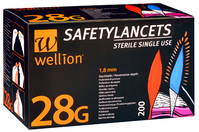 28G SafetyLancets Box:  (© )