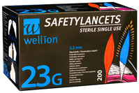 23G Safetylancets Box:  (© )